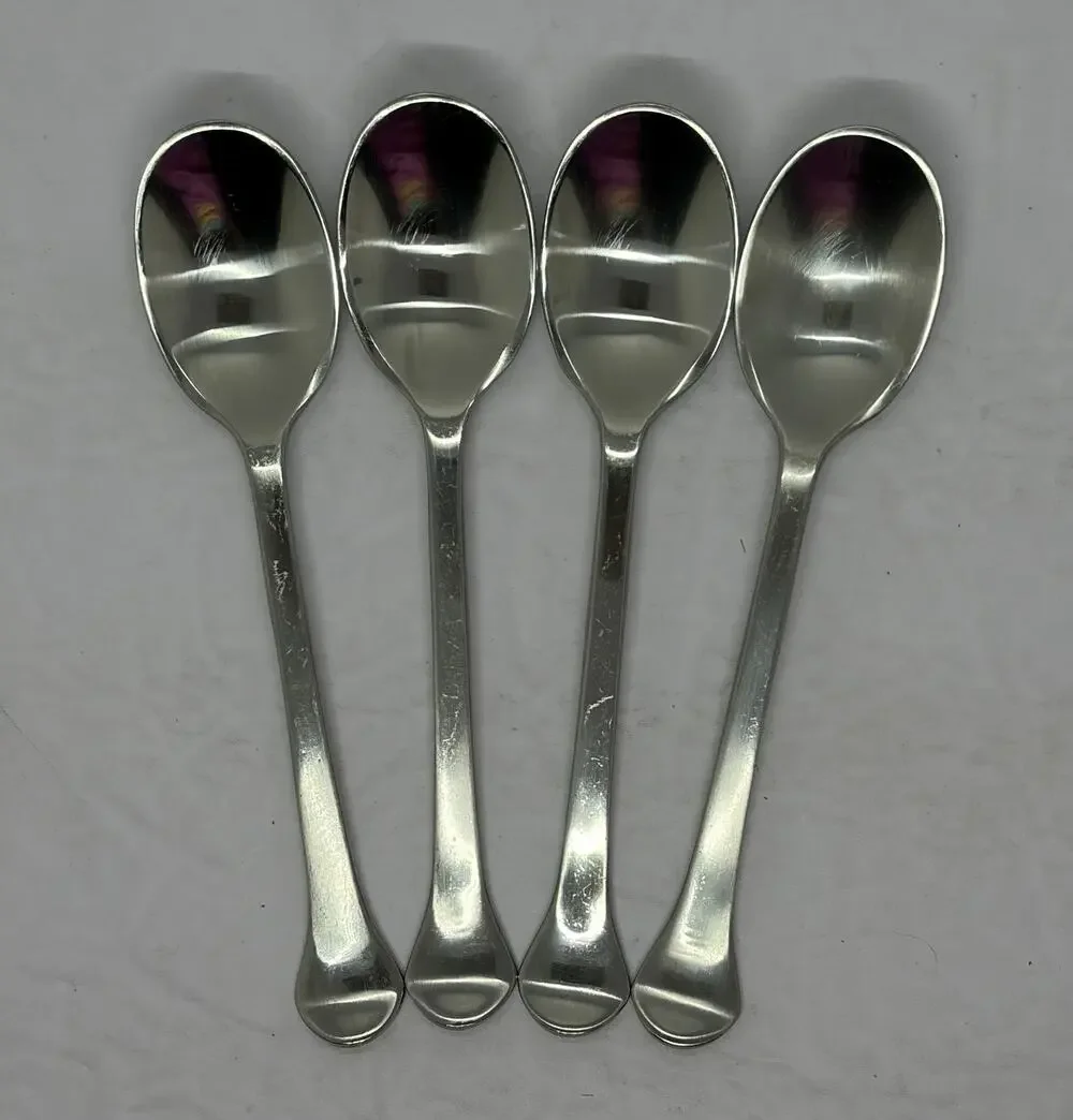 MCM Dansk Kobenhavn Set of Four Teaspoons 6 3/4” Stainless Flatware JHQ/China